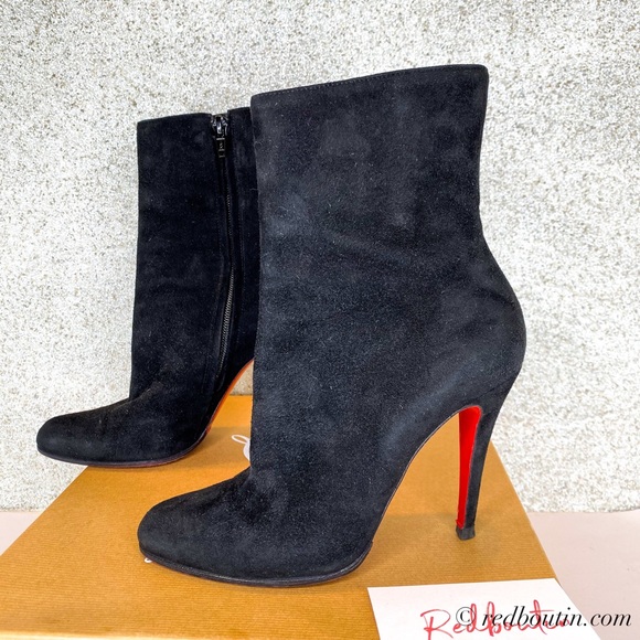 ♥️Sold ARIELLA TALON 120MM SUEDE BOOTS - Picture 8 of 8